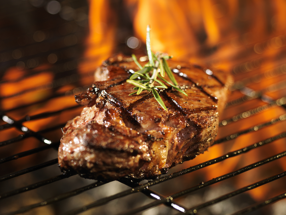 grilling steak