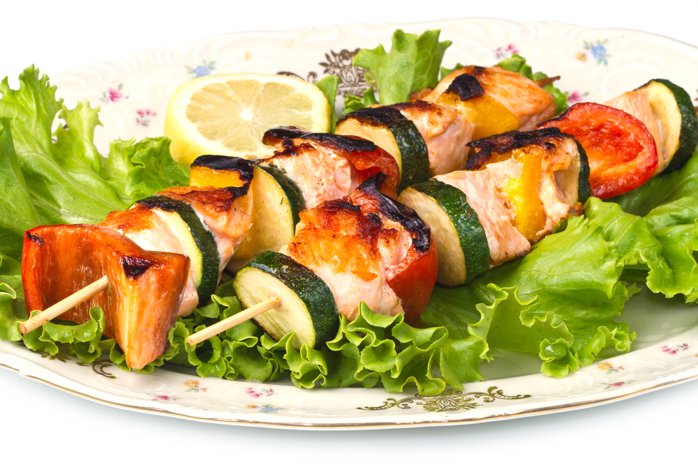 seafood kebabs